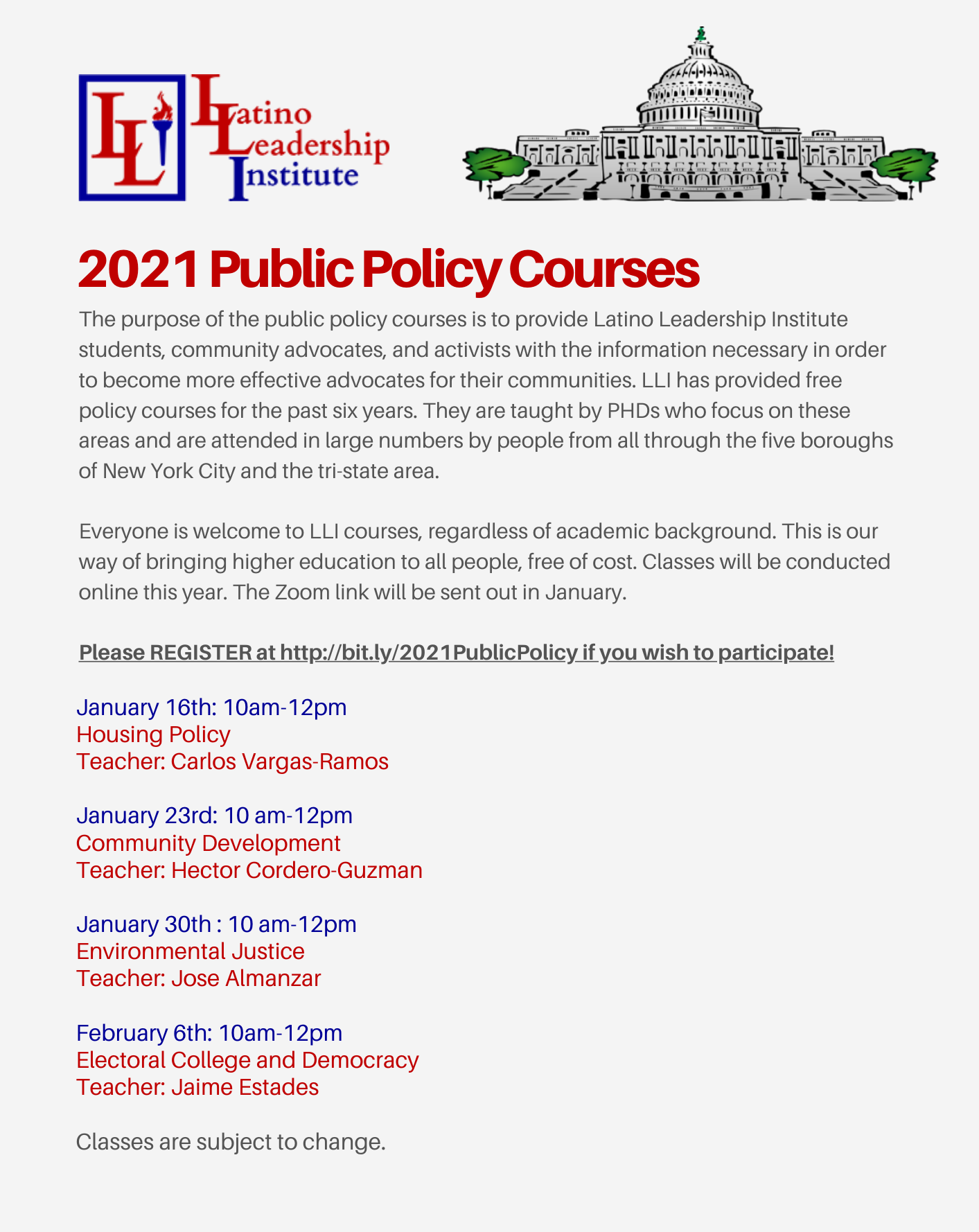 Public Policy Courses Week 4